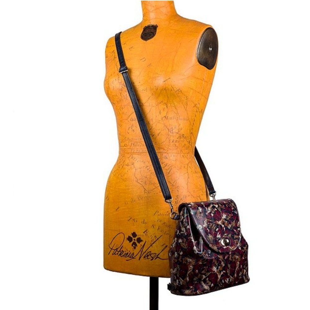 Patricia Nash Floral Backpack/Crossbody